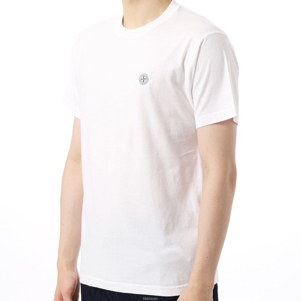 스톤아일랜드 반팔 티셔츠 슬림핏 801523757 A0001