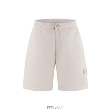 스톤아일랜드 로고 패치 버튼 반바지 블랙