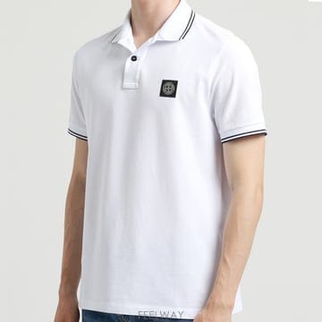 스톤 아일랜드 코튼 PK 폴로 셔츠