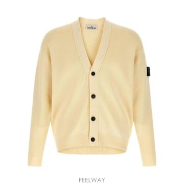 26 FW 스톤 아일랜드 시그니쳐 로고 패치 버튼 코튼 가디건 V0093 L1S155100009S00D8