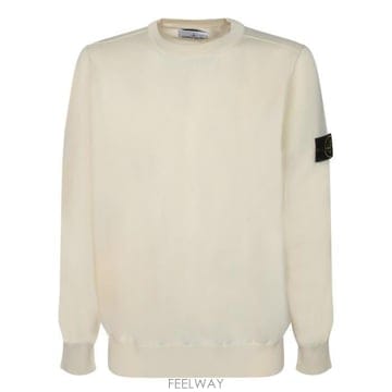 26 FW 스톤 아일랜드 시그니쳐 로고 패치 크루넥라인 스웨터 V0093 5100053S00B2