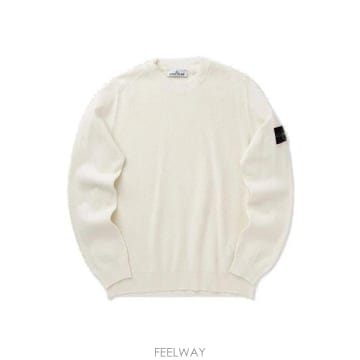 26 FW 스톤 아일랜드 시그니처 로고 패치 크루넥라인 스웨터 V0093 L1S155100029S00B5
