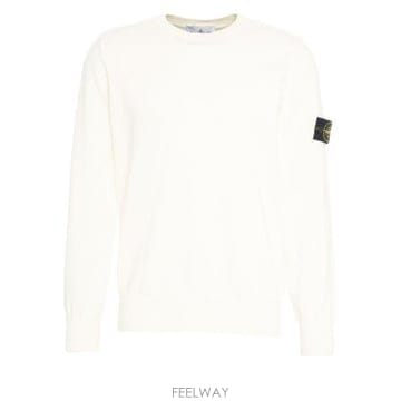 26 FW 스톤 아일랜드 시그니쳐 로고 패치 크루네크 스웨터 V0093 L1S155100053S00B2