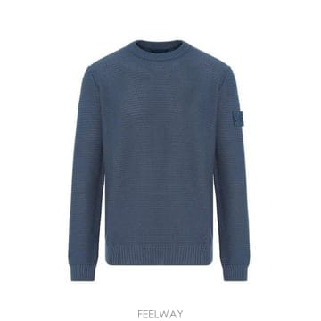 26 FW 스톤 아일랜드 크루넥라인 코튼 캐시미어 스웨터 V002E L1S155100032S00FA