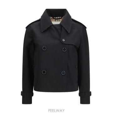 26 FW 버버리 크롭 클래식 개버딘 메이페어 트렌치 재킷 A1189 8126500