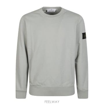26 FW 스톤 아일랜드 로고 패치 크루넥 스웨트셔츠 V0055 L1S156100060S0051