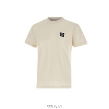 26 FW 스톤 아일랜드 컴퍼스 패치 슬림 티셔츠 V0093 L1S152100027S0013