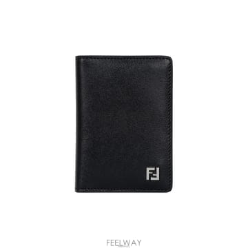 펜디 FF 로고 블랙 남성 카드지갑 7M0349 AVV6 F0GXN