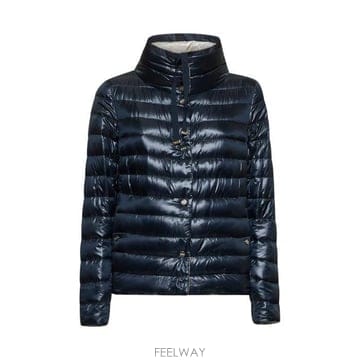 26 FW 에르노 블루 퀼팅 하이넥 리버시블 코트 9294 PI001846D12017Z