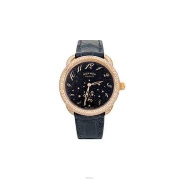 [엘러브] 에르메스 아쏘 어벤추린 에뚜왈 워치 34mm 18K 로즈골드 다이아몬드베젤 6HA