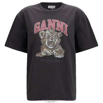 GANNI ���� ���� Ÿ�̰� �׷��� ��ư Ƽ�������� ���� Ÿ�̰� �׷��� ��ư Ƽ����