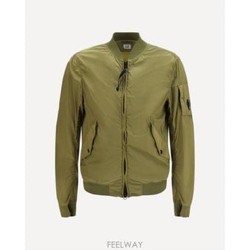 26 FW 씨피 컴퍼니 크롬 R 렌즈 봄버 자켓 그린 644 20CMOW152A005864G