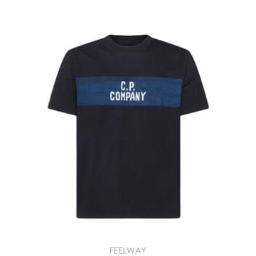 26 FW 씨피 컴퍼니 로고 프린트 크루넥라인 코튼 티셔츠 888 20CMTS144A110579W