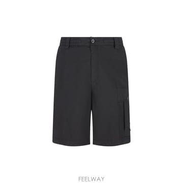 26 FW 씨피 컴퍼니 카고 렌즈 포켓 벨트루프 쇼츠 블랙 999 20CMBE254A006439G
