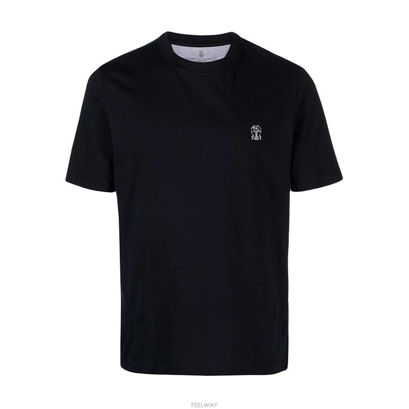 26SS 브루넬로쿠치넬리 로고 남성 반팔 티셔츠 M0B138440 CD361