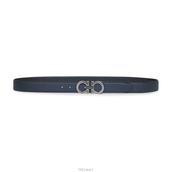 26 FW 페라가모 33mm 리버시블 간치니 버클 벨트 697875 679710