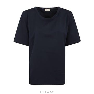 26 FW 에르노 숏슬리브 라운드넥 클래식 네이비블루 티셔츠 9200 JG000325D52003