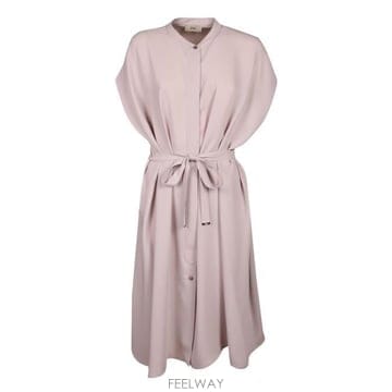 26 FW 에르노 블러시 핑크 벨티드 미디 드레스 1985 AB000081D12875S
