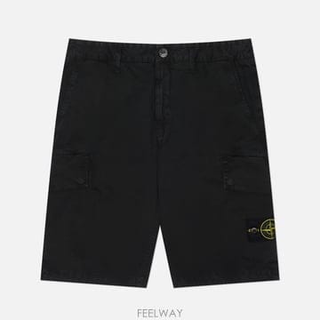 스톤아일랜드 와펜 오가닉 코튼 올드 이펙트 카고 쇼츠 L1S15 L100018 S0004 V0129