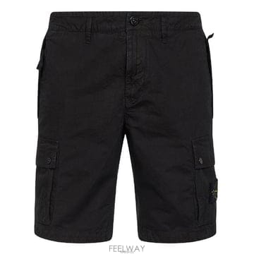 스톤아일랜드 남성 오가닉 코튼 올드 이펙트 카고 쇼츠 L1S15 L100019 S00WA V0129