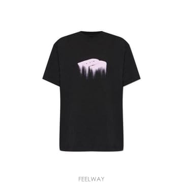26 FW 발렌시아가 브러시 오버사이즈 티셔츠 1000 850345TUVJ8