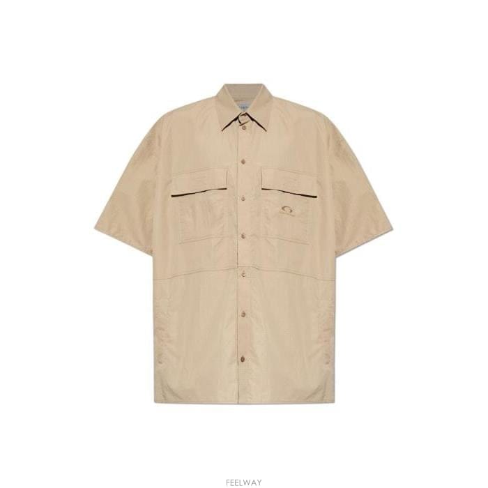 26 FW 발렌시아가 오버사이즈 숏슬리브 셔츠 9501 871285TUO04