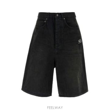 26 FW 발렌시아가 파이핑 디테일 데님 쇼츠 2279 871360TQW56