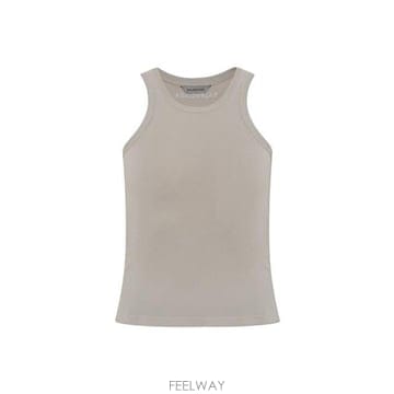 26 FW 발렌시아가 로고 리브드 탱크탑 1013 870175T5347