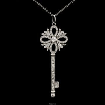 TIFFANY & Co (�����߰���ǰ)Ƽ�ĴϾ��� 35200568 ���丮�� �÷�Ƽ�� ���̾� �����(�����߰���ǰ)Ƽ�ĴϾ��� 35200568 ���丮�� �÷�Ƽ�� ��