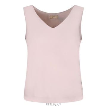 26 FW 에르노 더스티 핑크 브이넥 슬리브리스 탑 1985 BL000051D12875S