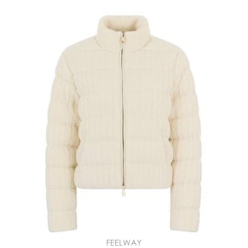 26 FW 몽클레어 리브드 크롭 패디드 자켓 034 L10939B00025M4281