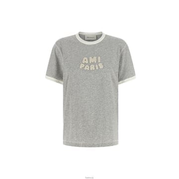 26SS 크로셰 반팔티셔츠 그레이/크림 UTS371 724 A079