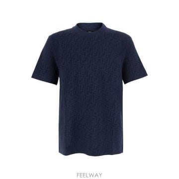 26 FW 펜디 로고 디테일 크루넥 티셔츠 F0QA2 FY0936AUR1