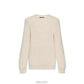 26 FW 펜디 로고 레터링 크루넥 롱슬리브 점퍼 F1J2A FZX091AW0C