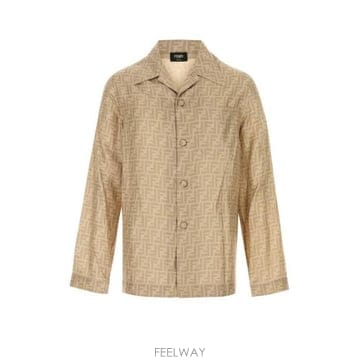26 FW 펜디 로고 프린트 롱슬리브 셔츠 F0GQK FS1300AKEE