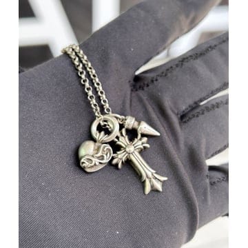 Chrome Hearts ���� *ALA* ũ������  ��Ʈ , ���� ũ�ν� , ������ũ  3 Pcs ����� �� �Ҵ�Ʈ���� *ALA* ũ������  ��Ʈ , ���� ũ�ν� , ������ũ  3 