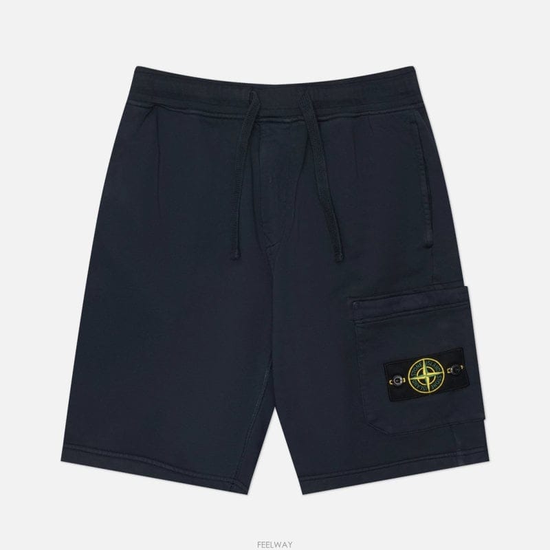 스톤아일랜드 남성 오가닉 코튼 레귤러 핏 스웨트 쇼츠 L1S15 6200011 S0051 V0020