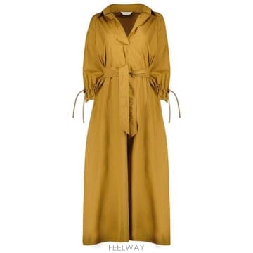 26 FW 막스마라 미르토 드로스트링 슬리브 드레스 014 2611221152600