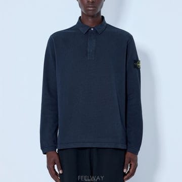 26 FW 스톤 아일랜드 콤파스 와팬 롱슬리브 폴로 셔츠 L2S156100001 S0406 V002A
