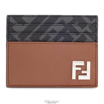 26 FW 펜디 FF 로고 플라크 스퀘어 카드 지갑 F1SCD 7M0164AFF2