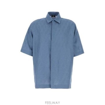 26 FW 펜디 FF 자카드 숏슬리브 셔츠 F0U6K FS1317AU6Y