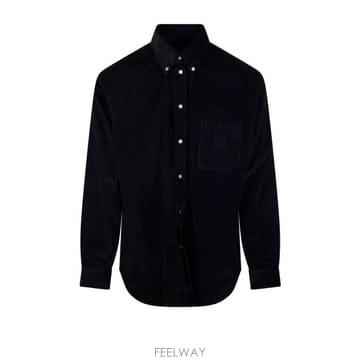 26 FW 펜디 FF 엠브로이더드 코듀로이 셔츠 F0QA1 FS1296ATEF