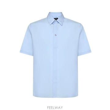 26 FW 펜디 FF 플라크 숏슬리브 셔츠 F1D3B FS0795AVDL