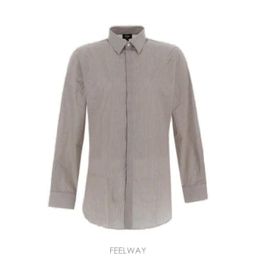 26 FW 펜디 핀스트라이프 셔츠 F06WU FS0585APQ3