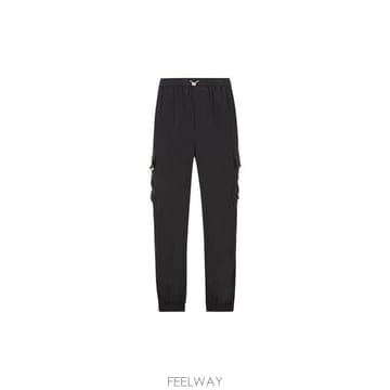 26 FW 펜디 FF 엠브로이더드 드로스트링 카고 팬츠 F0QA1 FB1116AYU9