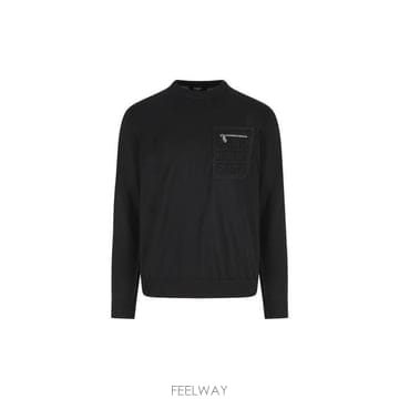 26 FW 펜디 FF 엠보싱 크루넥 점퍼 F0QA1 FZE035ATMO