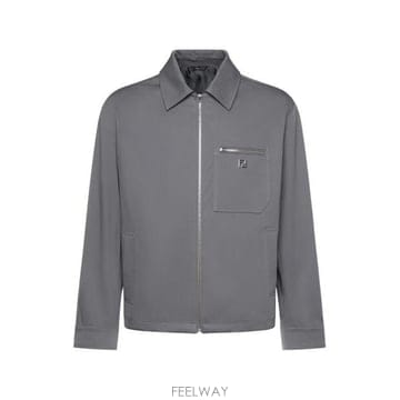 26 FW 펜디 FF 로고 플라크 지퍼업 자켓 F0DUC FW1393AUVI