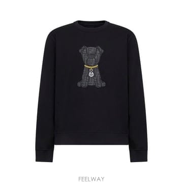 26 FW 펜디 FF 도그 자카드 크루넥 스웨트셔츠 F0QA1 FY0178AW0Q