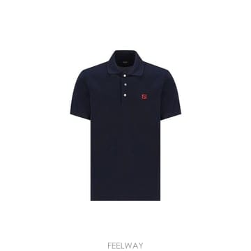 26 FW 펜디 FF 엠브로이더드 숏슬리브 폴로 셔츠 F0QB0 FY1309AY0I