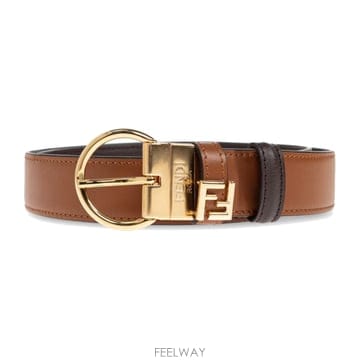 26 FW 펜디 로고 플라크 리버서블 벨트 F1V09 8C0753AAIW